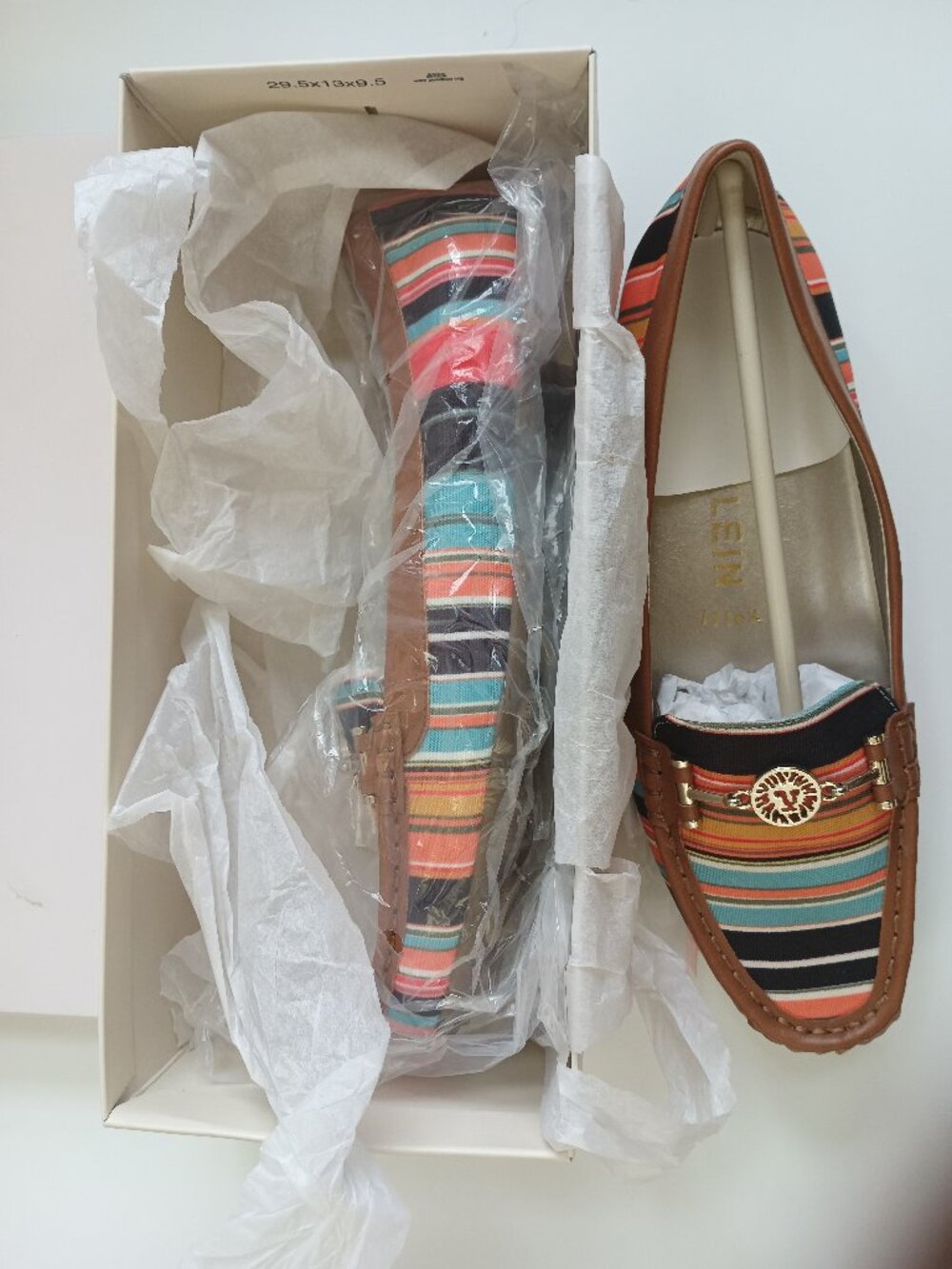 Anne Klein Hadler Striped Women's Loafer - 9M - Never Worn